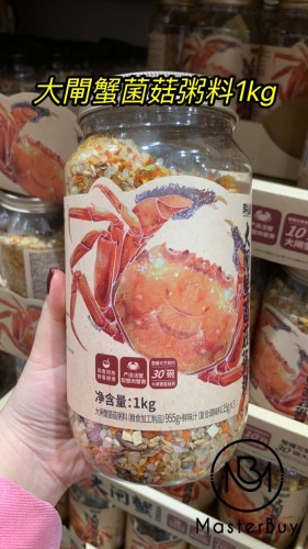 大閘蟹菌菇粥料1kg