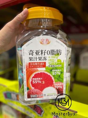 皇族奇亞籽0脂肪果汁果凍1.8kg