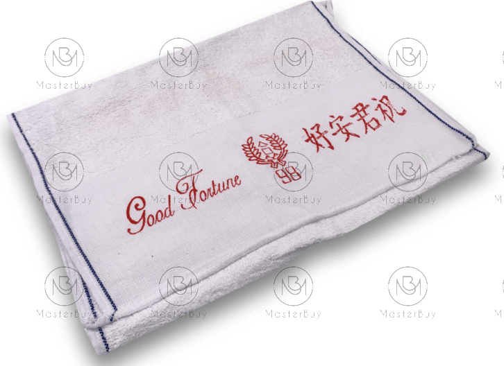 白毛巾- 祝君安好毛巾-厚裝